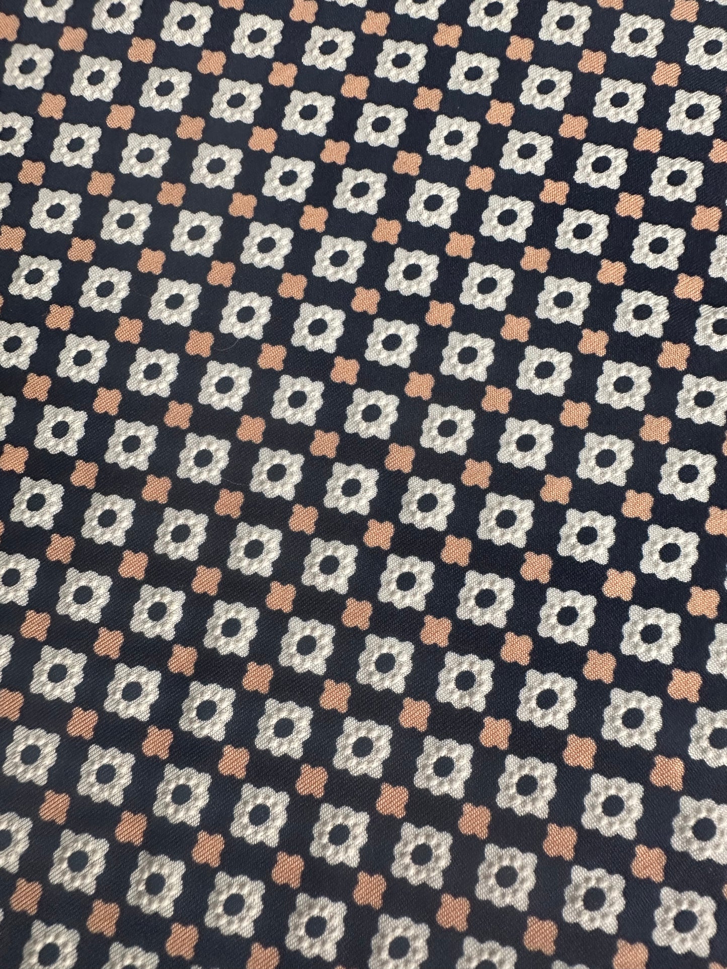 Robe élégante à motifs étoilés – bleu marine