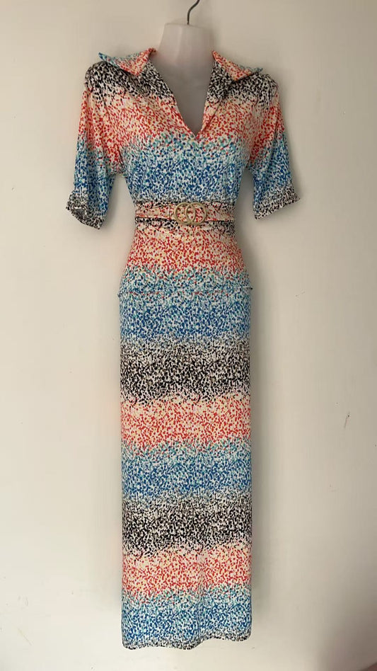 Robe Sunny Dots – Fraîcheur Colorée & Style Estival